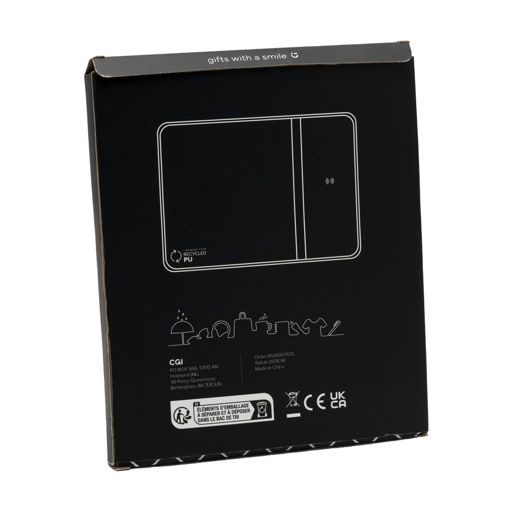RCS Recycled Wireless Charging Mousepad Mausmatte